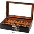 Squiggly bond-10-Brown1 Watch storage box Horlogekist